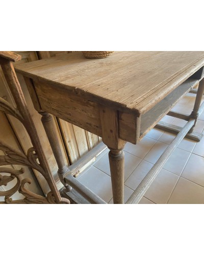 Ancienne table de travail, console XXL, pupitre